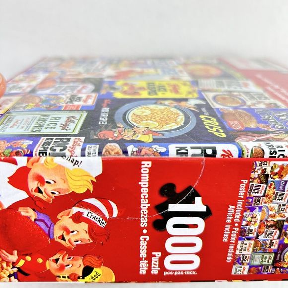 Vintage Kelloggs Happy Hostess Collage 1000 Piece Puzzle w Poster - Picture 6 of 6